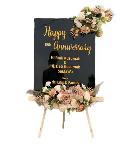 Papan Bunga Akrilik Wergonayan